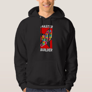 This Master Builder 10 Years Old Tenth Birthday Bo Hoodie