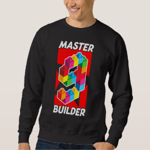 This Master Builder 9 Years Old Ninth Birthday Bor Sweatshirt