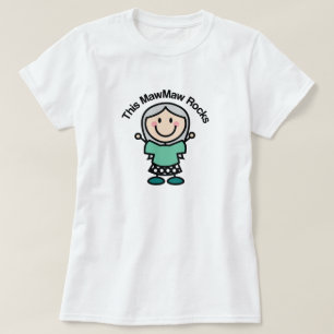 This Mawmaw Rocks Gift Idea T-Shirt