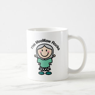 This Meemaw Rocks Gift Idea Coffee Mug