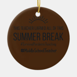 This Middle School Teacher Earned All Of This Ceramic Ornament
