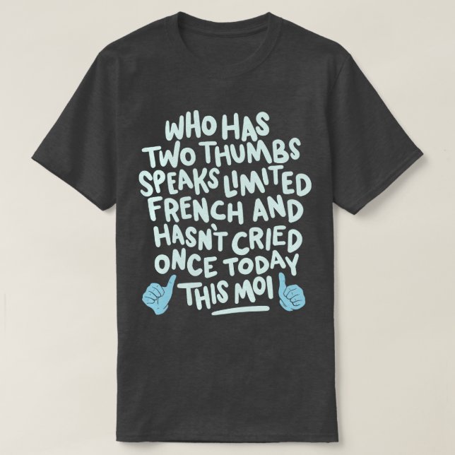 This Moi Liz Lemon Quote T-Shirt (Design Front)