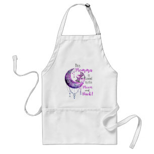 This Momma is Loved To The Moon and Back Standard Apron