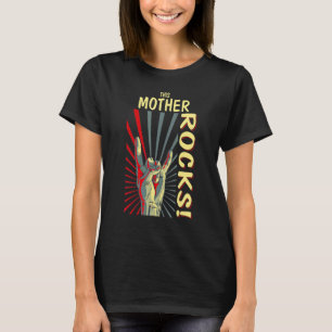 This Mother Rocks Vintage Retro Concert 70s 80s Fu T-Shirt