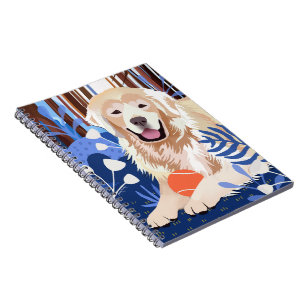 THIS MUCH IS TRUE Golden Retriever notebook