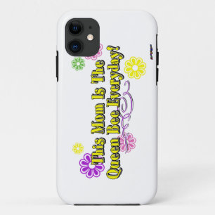This Mum Is The Queen Bee Everyday Type iPhone 11 Case