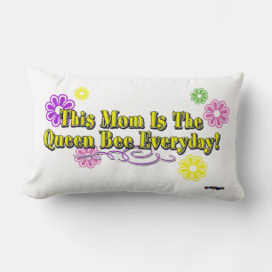 This Mum Is The Queen Bee Everyday Type Lumbar Cushion