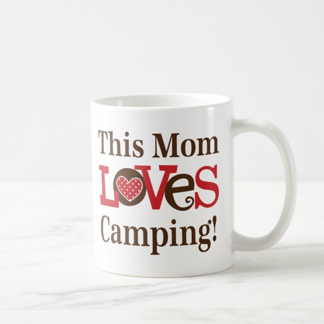 This Mum Loves Camping Coffee Mug (Right)