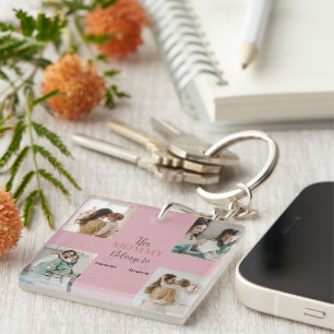 This Mummy Belongs To – Custom Photo    Key Ring