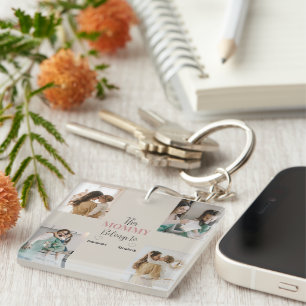 This Mummy Belongs To – Custom Photo Key Ring