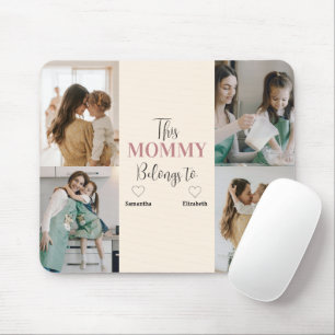 "This Mummy Belongs To" Custom Photo Mousepad