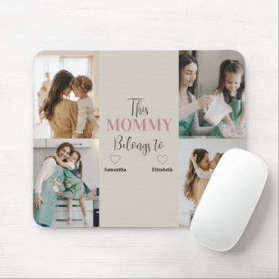 "This Mummy Belongs To" Custom Photo Mousepad