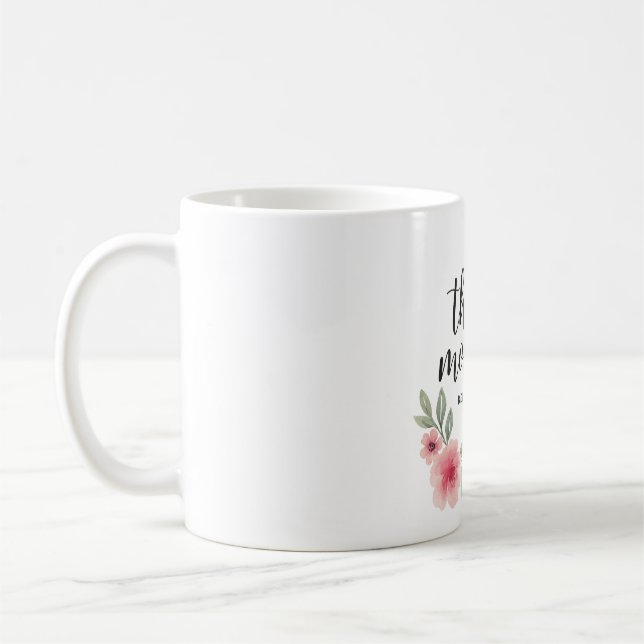 This Mummy Belongs To – Personalised Floral Mug wi (Left)