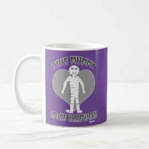 This Mummy Loves Halloween Cartoon Fun Coffee Mug