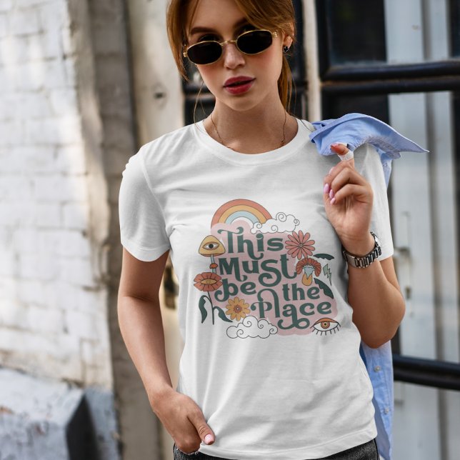 This Must Be The Place Boho Floral T-Shirt (Creator Uploaded)