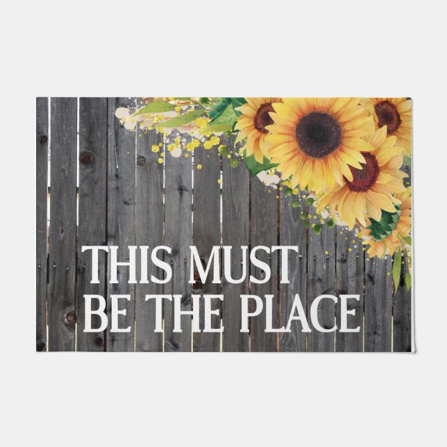 This Must Be The Place Doormat (Front)