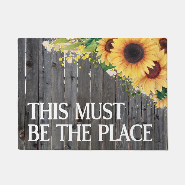 This Must Be The Place Doormat (Front)
