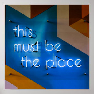 This must be the place NEON Sign Funny