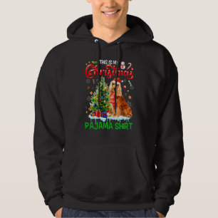 This My Christmas Pajama   Cocker Spaniel Santa Xm Hoodie