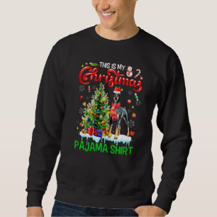 This My Christmas Pajama  Doberman Pinscher Scarf  Sweatshirt