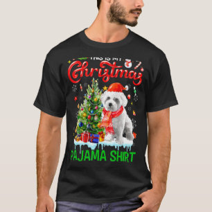 This My Christmas Pajama   Maltese Scarf Santa Xma T-Shirt