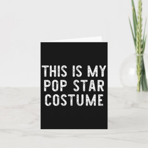 This My P Star Costume Halloween Easy Kids Adult P Card