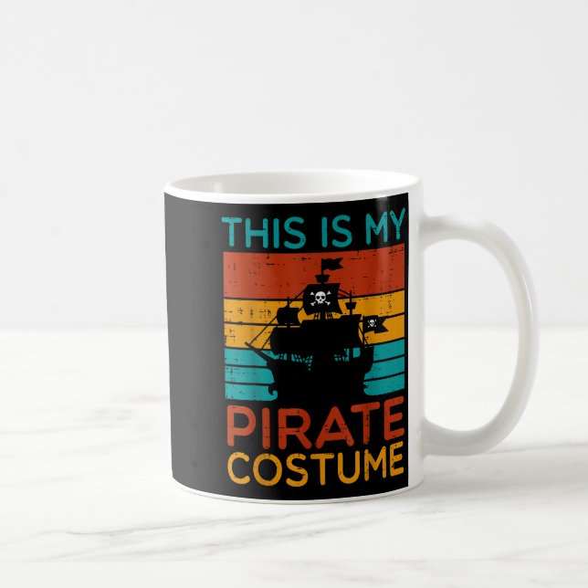 This My Rate Costume Retro Halloween Men Boys Kids Coffee Mug (Right)