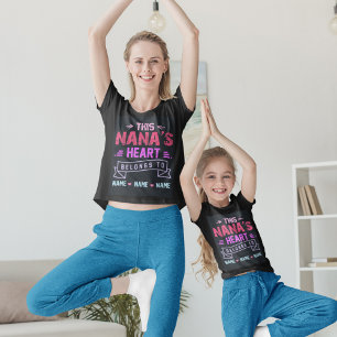 This Nana's Heart Belongs To T-Shirt