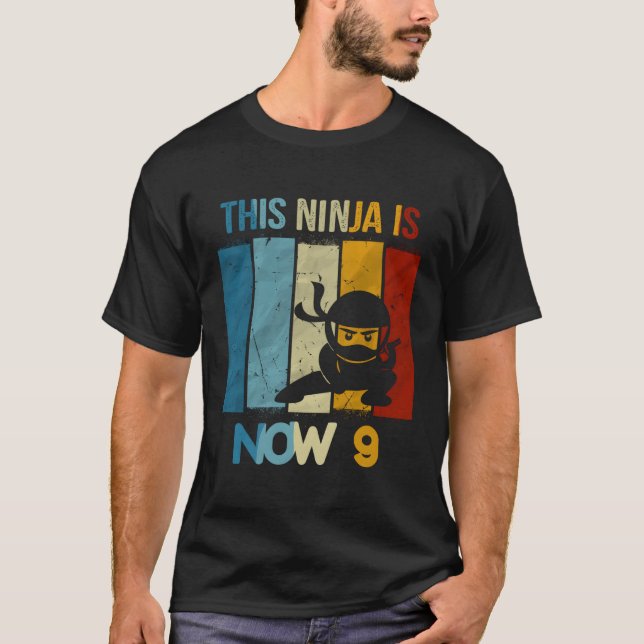 This Ninja Is 9 Ninja T-Shirt (Front)