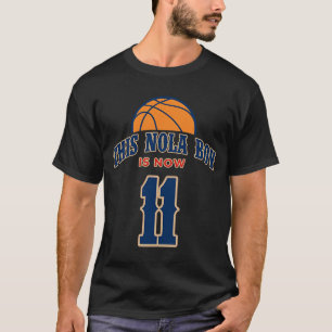 This Nola Boy Is Now 11 Years Old Birthday Boy Bas T-Shirt