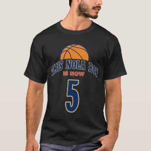 This Nola Boy Is Now 5 Years Old Birthday Boy Bask T-Shirt