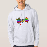 This Novelty Poppin With Sayings "Peace Love Autis