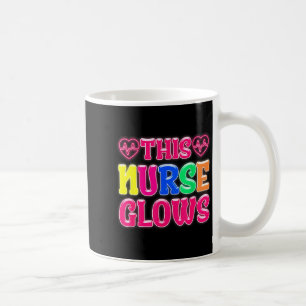 This Nurse Glows Nursing Glow Retro Coffee Mug