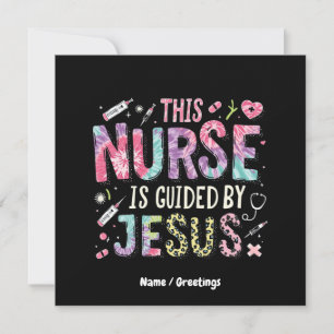 This Nurse is Guided by Jesus Faith-Filled Gift Invitation