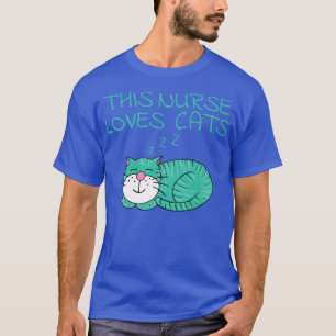 This Nurse Loves Cats Cat Lover T-Shirt