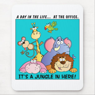 This Office is a Jungle Mouse Pad