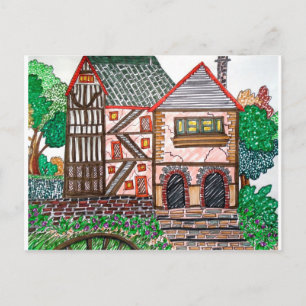 THIS OLD  HOUSE POSTCARD