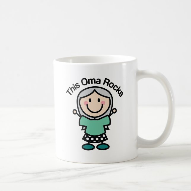 This Oma Rocks Gift Idea Coffee Mug (Right)
