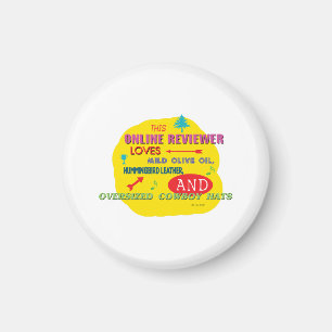 This Online Reviewer Loves Mild Olive Oil Hummingb Magnet
