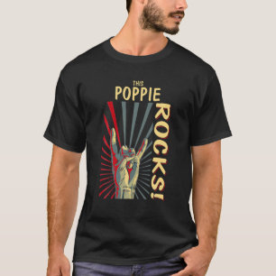 This Poppie Rocks Vintage Retro Concert 70S 80S Fu T-Shirt