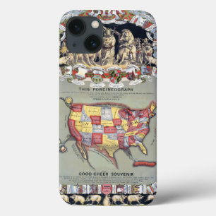 THIS PORCINEOGRAPH, c1876 iPhone 13 Case