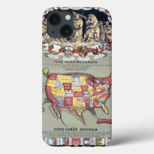 THIS PORCINEOGRAPH, c1876 iPhone 13 Case