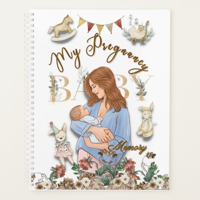 This pregnancy journal Planner  (Front)