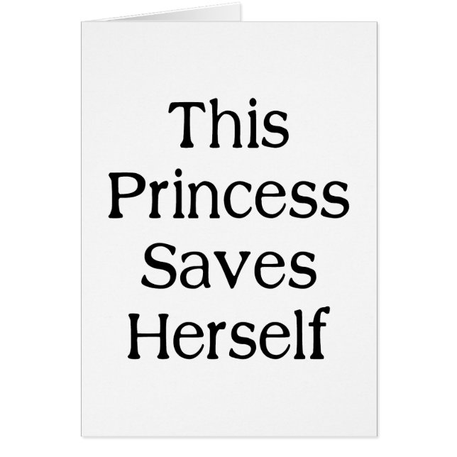 This Princess Saves (Front)