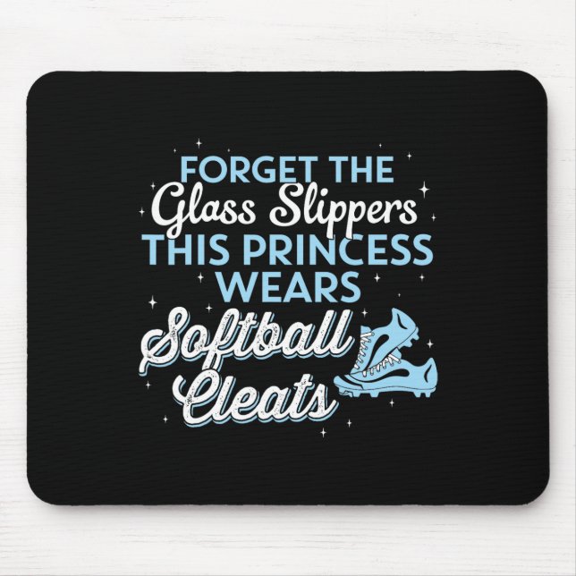 This Princess Wears Softll Cleats  Mouse Pad (Front)
