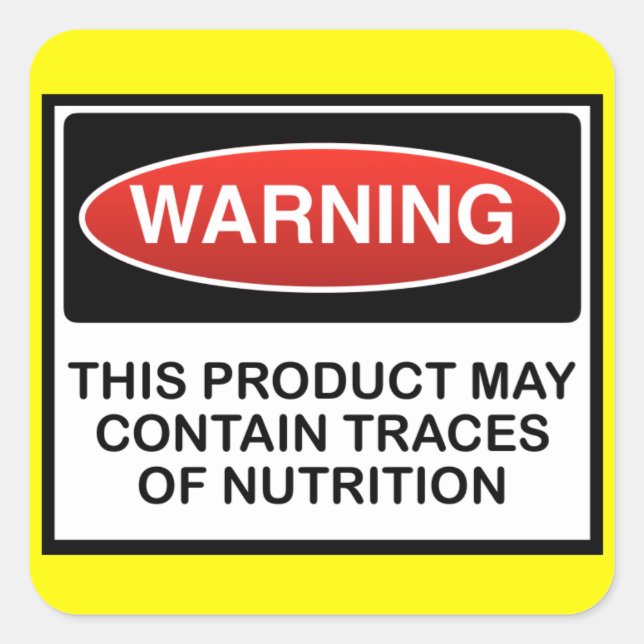 THIS PRODUCT MAY CONTAIN TRACES OF NUTRITION SQUARE STICKER (Front)
