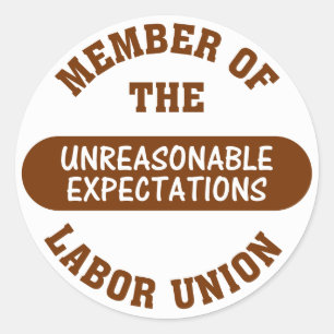 This project's deadline is completely unreasonable classic round sticker