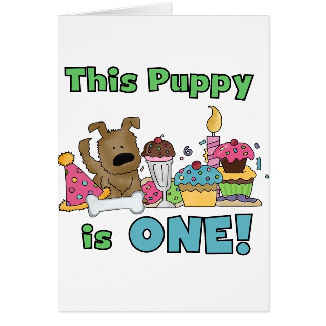 This Puppy is One Tshirts and Gifts (Front)