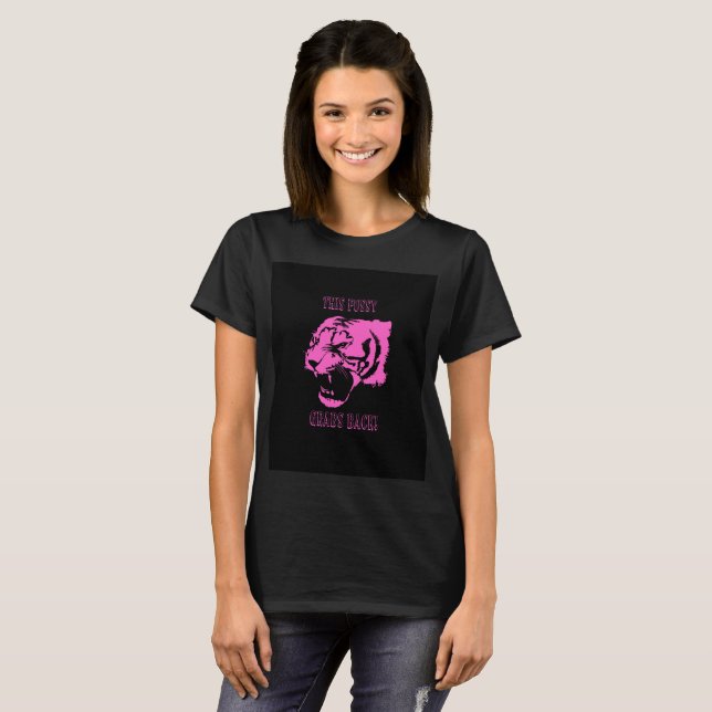 This Pussy Grabs Back! T-Shirt (Front Full)