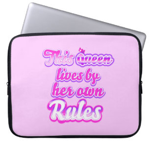 This queen lives by her own rules Electronics Bag